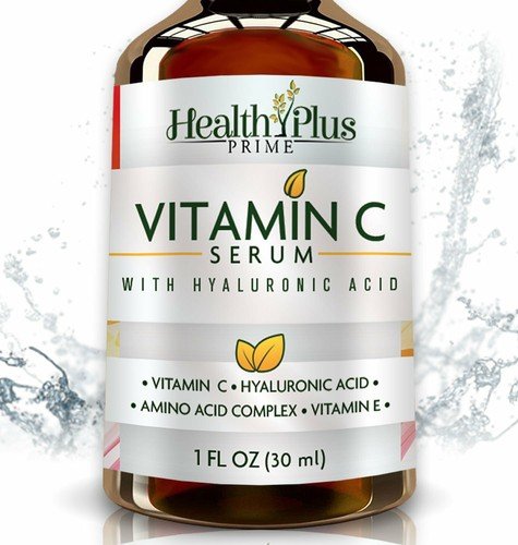 2 Anti-Aging Vitamin C Serum for Face with Hyaluronic Acid 1 oz