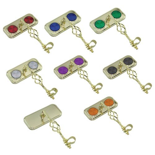 NEW! Lowrider Bicycle Gold Rectangle Bike Mirror With Twisted Cage In Many Color