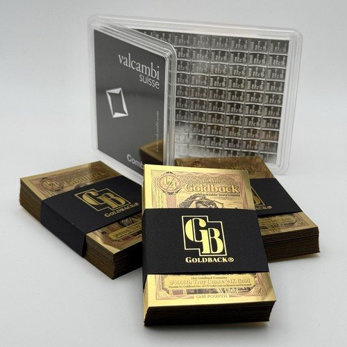 Gold & Silver Combo - One Gram Valcambi Silver & One 1/4 Idaho Alpha Goldback