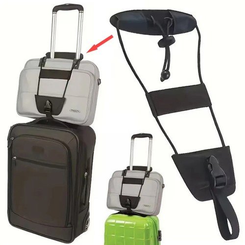New Travel Luggage Bag Bungee Suitcase Adjustable Belt Backpack Carrier Strap