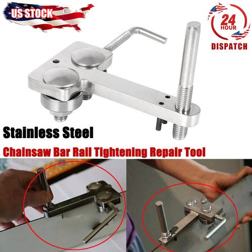 Chainsaw Guide Bar Rail Closer Full Adjustable To Fit Different Gauge Bars Steel