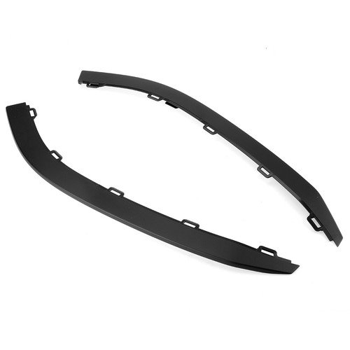 Pair Front Bumper Lip Lower Spoiler Valance Trim For  Golf MK7 GTI 2015 - 2017