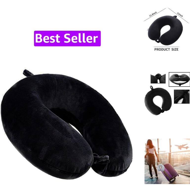 Travel Pillow – Memory Foam Neck Pillow Support Pillow,Luxury Compact & Light…