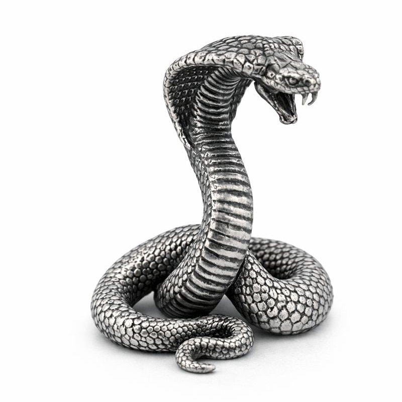 Cobra V3 3 oz 999+ Silver Statue Hand Poured | Gold Spartan