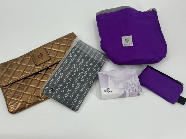 Younique Beachfront Collection Bronze Bag Travel Accessory Bundle Wax Stamp