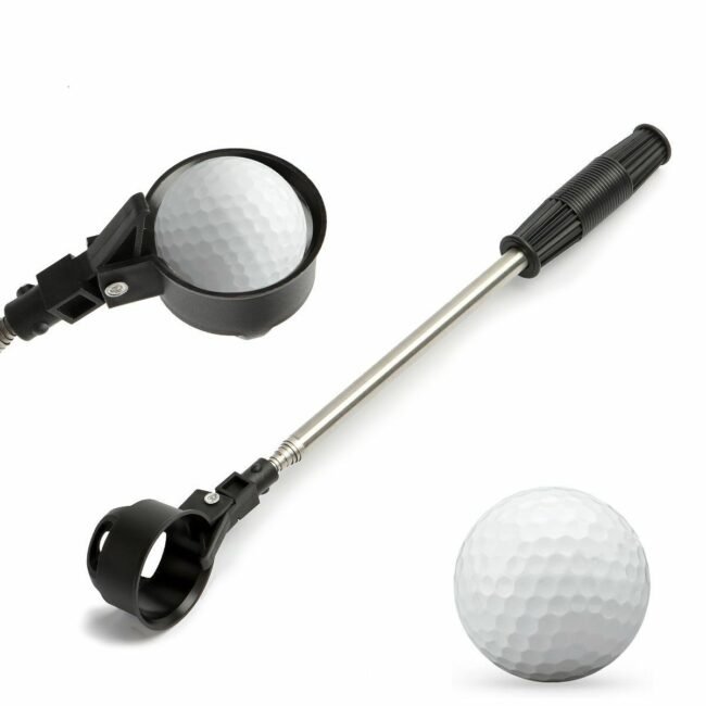 Golf Ball Telescopic Picker Stainless Steel Shaft Scoop Golf Ball Retriever USA