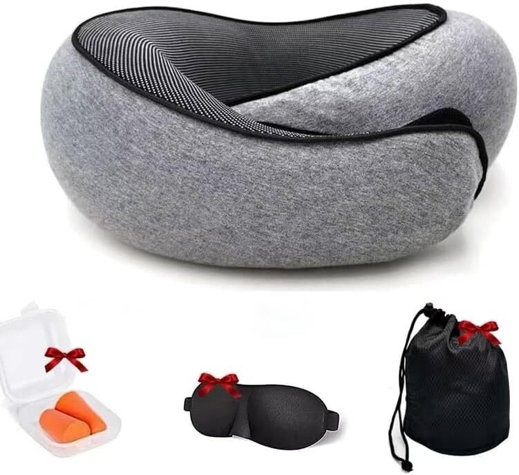 Travel Pillow Neck Pillow Memory Foam Comfortable Neck Pillows for Sleeping Gift