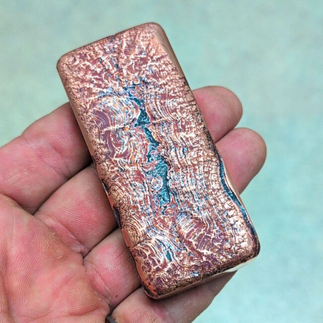 Rough Cast Copper Bar/Ingot Bullion Style 0.999 Fine, Uncertified