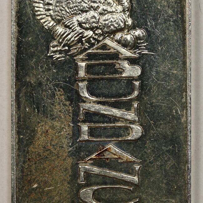 1973 Abundance Mount Everest Mint .999 Fine Silver Bar 1 oz
