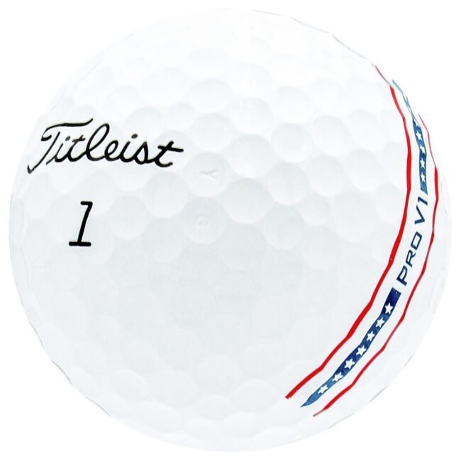 Titleist Pro V1 4th Of July, 2025 Model, Mint Used Golf Balls, 12 Pack