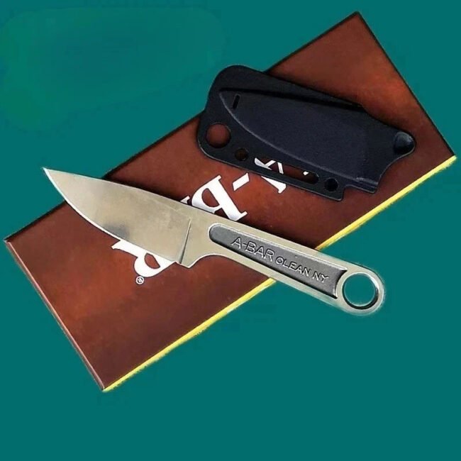 Ka-Bar Wrench Fixed Knife 3" Blade 425 Carbon Steel One Piece. Free Shipping.