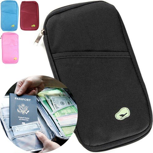 Large Capacity Family Travel Document Organizer Bag Passport Holder Wallet Gifts