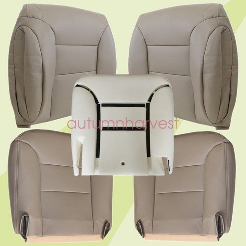 Chevy Silverado Tahoe Seat Covers & Foam Cushion Neutral Tan 95-99