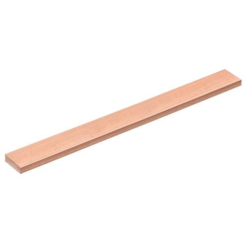 Copper Flat Bar, 1/4" Thickness x 25/32" Width x 8" Length Copper Bar Stock