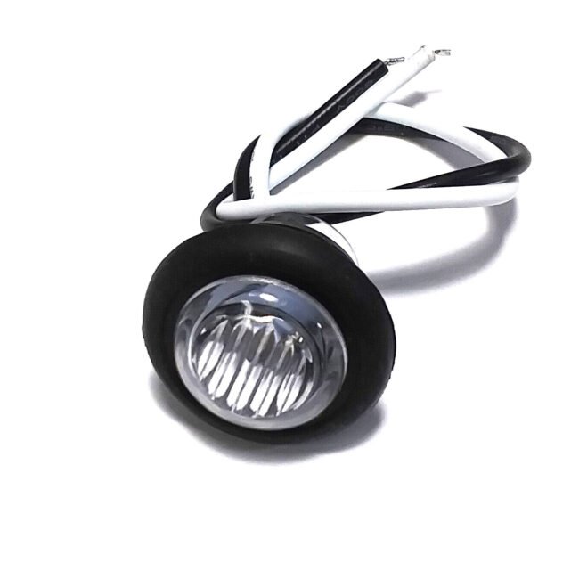BBT Super Bright 12 volt Waterproof Snap-In White LED 3/4" Golf Cart Light