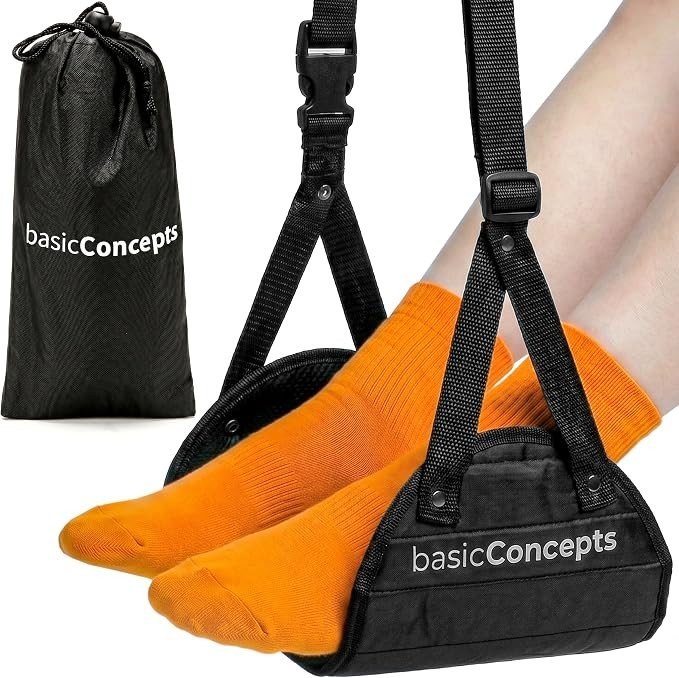 Airplane Foot Hammock for Plane Travel Essentials Airplane Travel