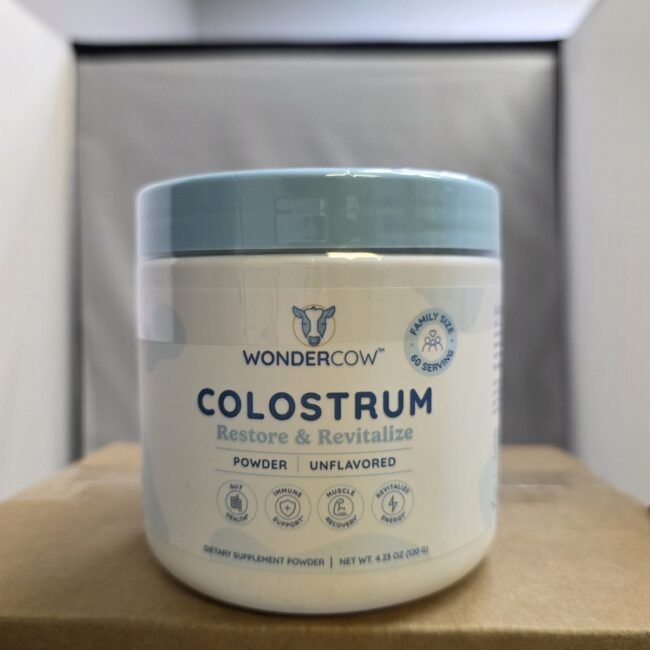 Wondercow Colostrum Powder  Gut Health Immune Support Recovery 60 Servings