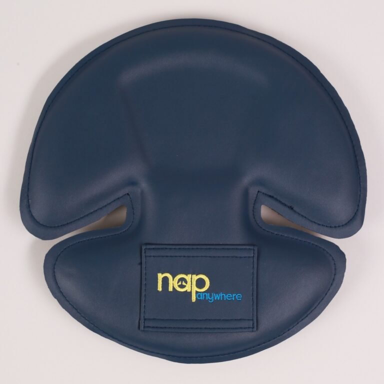 NapAnywhere Award Winning Alternative Head Support Travel Pillow Black