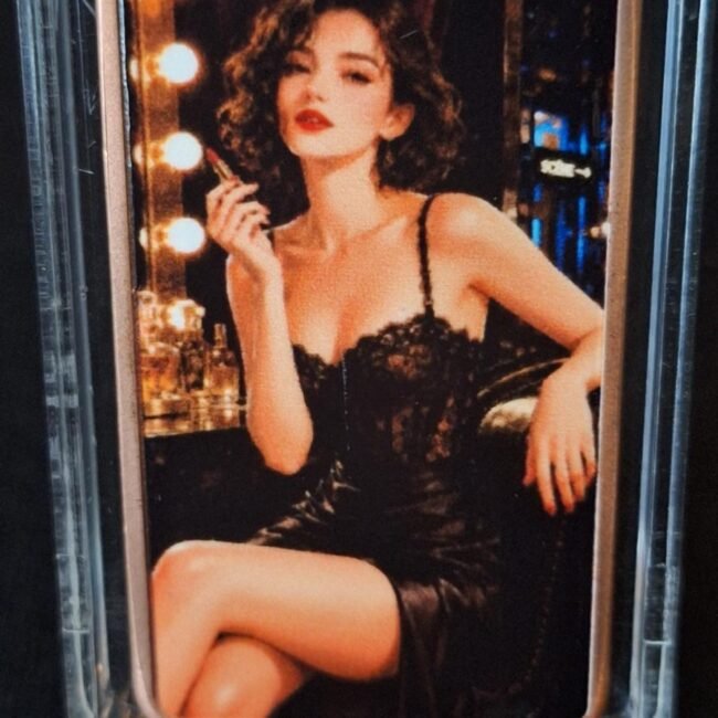 1 oz Copper Colorized Bar "Sexy Woman Smoking Nice and reverse Not Nice"