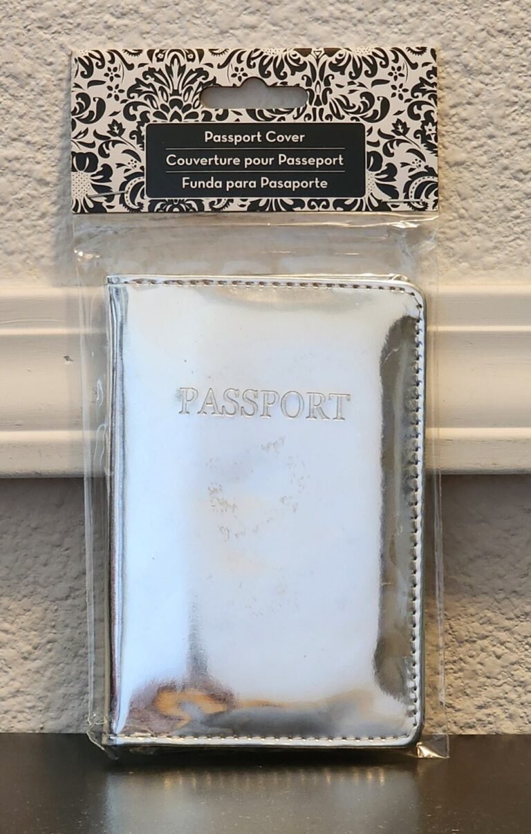 Silver Passport Cover