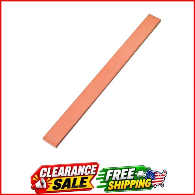 Copper Flat Bar 1/4" x 1" x 12" 99.98% Solid Metal 1PCS,6*25*305mm