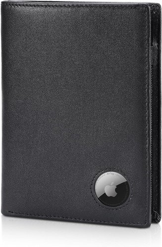 Passport Holder for Travel with Airtag Holder- Leather RFID Blocking Travel Acce