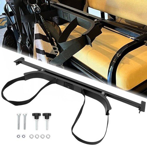 Golf Bag Holder Bracket Attachment Cart For EZGO Club Car Yamaha Rear Seat