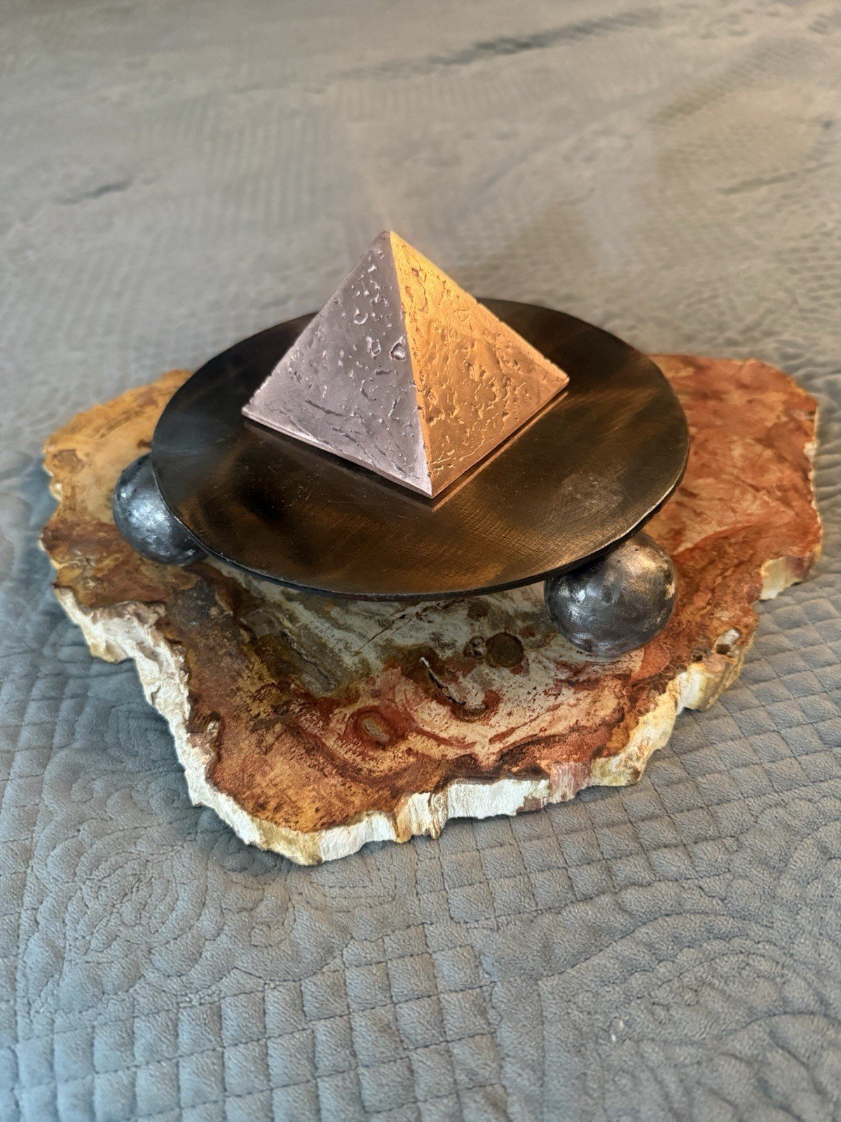 Solid Copper Meditation Pyramid 4 Lbs