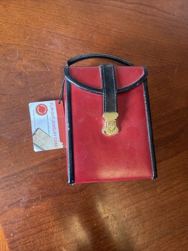 DePalma Enterprises Flip-Out Leather Traveling Jewelry Case New With Tags