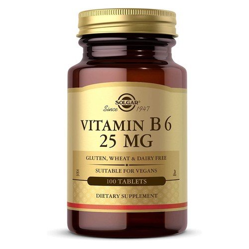 Solgar Vitamin B6 25 mg 100 Tablets