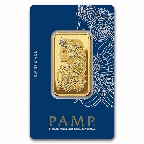 PAMP Suisse 50 g Fine Gold 999.9 Bar - Gold Composition in Assay Card